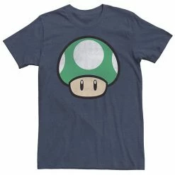 Licensed Character Men's Nintendo Super Mario 1-Up Mushroom Tee Charcoal Heather -Licensed Character Shop unnamed file 29279