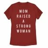 Licensed Character Juniors Strong Woman Raised Tee Red -Licensed Character Shop unnamed file 29286