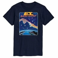 Licensed Character Men's ET 80s Arcade Poster Tee Navy -Licensed Character Shop unnamed file 29291