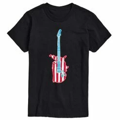 Licensed Character Men's USA Guitar Tee Black -Licensed Character Shop unnamed file 29299