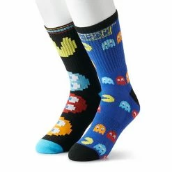 Licensed Character Men's Pac-Man Crew Socks