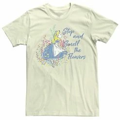 Licensed Character Men's Disney Alice In Wonderland Stop And Smell The Flowers Tee Natural 7 Licensed Character Men's Disney Alice In Wonderland Stop And Smell The Flowers Tee Natural -Licensed Character Shop unnamed file 29312