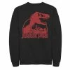 Licensed Character Men's Jurassic Park Classic T-Rex Skeleton Logo Sweatshirt Navy -Licensed Character Shop unnamed file 29321
