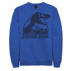 Licensed Character Men's Jurassic Park Classic T-Rex Skeleton Logo Sweatshirt Navy -Licensed Character Shop unnamed file 29324