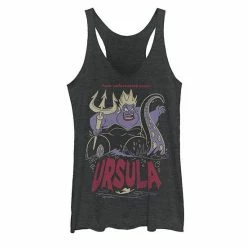Licensed Character Disney's The Little Mermaid Juniors' Ursula Graphic Tank Royal Heather