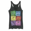 Licensed Character Juniors' Disney Pixar Inside Out Valentine's Cards Tank Black Heather -Licensed Character Shop unnamed file 29349