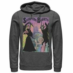 Licensed Character Men's Disney Sleeping Beauty Aurora Maleficent Poster Hoodie Athletic Heather -Licensed Character Shop unnamed file 29370