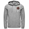 Licensed Character Men's Jurassic World Two T-Rex Magma Pocket Icon Hoodie Charcoal Heather -Licensed Character Shop unnamed file 29371