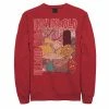 Licensed Character Men's Nickeloden Hey Arnold Colorful Hillwood Poster Sweatshirt Kelly -Licensed Character Shop unnamed file 29378