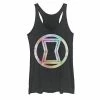 Licensed Character Juniors' Marvel Black Widow Tie Dye Symbol Tank Indigo -Licensed Character Shop unnamed file 29389