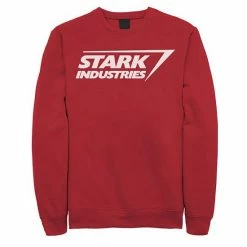 Licensed Character Men's Marvel Iron Man Stark Industries Logo Sweatshirt Kelly -Licensed Character Shop unnamed file 29409