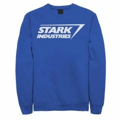 Licensed Character Men's Marvel Iron Man Stark Industries Logo Sweatshirt Kelly -Licensed Character Shop unnamed file 29410