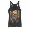 Licensed Character Juniors' Marvel Comics Heroes Group Shot Tank Top Red Heather -Licensed Character Shop unnamed file 29420