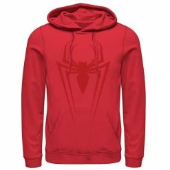 Licensed Character Men's Marvel Spider-Man Icon Hoodie Red -Licensed Character Shop unnamed file 29429