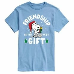 Licensed Character Men's Peanuts Friendship Best Gift Tee Black -Licensed Character Shop unnamed file 29443