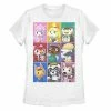 Licensed Character Juniors' Nintendo Animal Crossing Towns Folk Yearbook Photo Style Poster Tee White -Licensed Character Shop unnamed file 29449