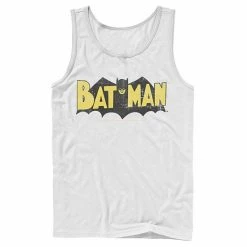 Licensed Character Men's DC Comics Batman Large Block Text Logo Tank Top Athletic Heather -Licensed Character Shop unnamed file 29454