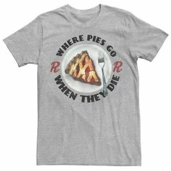 Licensed Character Men's Twin Peaks Where Pies Go When They Die Tee Black -Licensed Character Shop unnamed file 29479