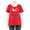 Licensed Character Plus Size Peanuts Snoopy Lights Graphic Tee -Licensed Character Shop unnamed file 295