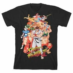 Licensed Character Boys 8-20 Street Fighter Video Game Graphic Tee