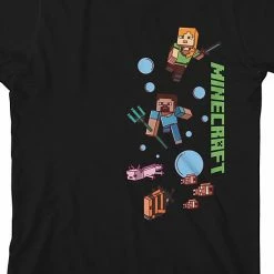 Licensed Character Boys 8-20 Minecraft Art Puff Print Graphic Tee -Licensed Character Shop unnamed file 29563