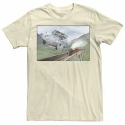Licensed Character Men's Harry Potter Racing The Train Tee Athletic Heather -Licensed Character Shop unnamed file 29578