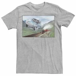 Licensed Character Men's Harry Potter Racing The Train Tee Athletic Heather -Licensed Character Shop unnamed file 29579