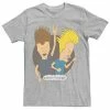 Licensed Character Men's Beavis & Butthead So Broken Group Shot Poster Tee White -Licensed Character Shop unnamed file 29583