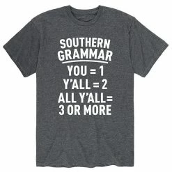 Licensed Character Men's Southern Grammer Tee Red -Licensed Character Shop unnamed file 29611