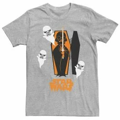Licensed Character Men's Star Wars Darth Vader Coffin Ghost Tee Navy Heather