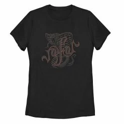 Licensed Character Juniors' Disney's Aladdin Jafar Snake Poster Tee Shirt Black -Licensed Character Shop unnamed file 29619