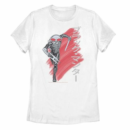 Licensed Character Create A Fun New Look With This Juniors' Comics Justice League Kanji Manta Paint Tee Black 3 Licensed Character Create A Fun New Look With This Juniors' Comics Justice League Kanji Manta Paint Tee Black