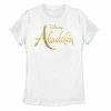 Licensed Character Junior's Aladdin Logo Tee White -Licensed Character Shop unnamed file 29672