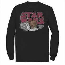 Licensed Character Men's Star Wars Chewbacca Millennium Falcon Doodle Graphic Tee Navy -Licensed Character Shop unnamed file 29691