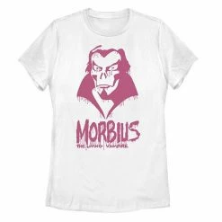 Licensed Character Juniors Marvel Morbius The Living Vampire Paint Drip Tee White -Licensed Character Shop unnamed file 29702