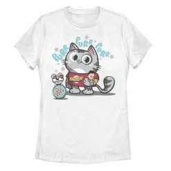 Licensed Character Juniors' The Big Bang Theory Purr Purr Purr Tee Black -Licensed Character Shop unnamed file 29730