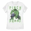 Licensed Character Juniors' Marvel Hulk St. Patty's Vintage Pinch Proof Graphic Tee Black -Licensed Character Shop unnamed file 29732