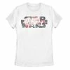 Licensed Character Juniors' Star Wars Antique Flower Print Logo Tee White -Licensed Character Shop unnamed file 29735