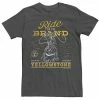 Licensed Character Men's Yellowstone Ride For The Brand Tee Black -Licensed Character Shop unnamed file 29738