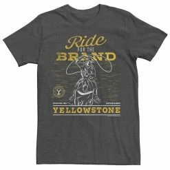 Licensed Character Men's Yellowstone Ride For The Brand Tee Black -Licensed Character Shop unnamed file 29740