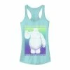 Licensed Character Juniors' Disney's Big Hero 6 Baymax Hello Wave Colorful Tank Top Cancun -Licensed Character Shop unnamed file 29772