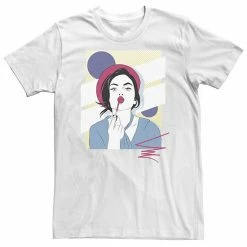 Licensed Character Big & Tall Abstract Lipstick Portrait Tee Black -Licensed Character Shop unnamed file 29793