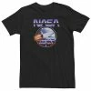 Licensed Character Big & Tall NASA Space Explorer 80's Neon Chrome Retro Vintage Tee White -Licensed Character Shop unnamed file 29818