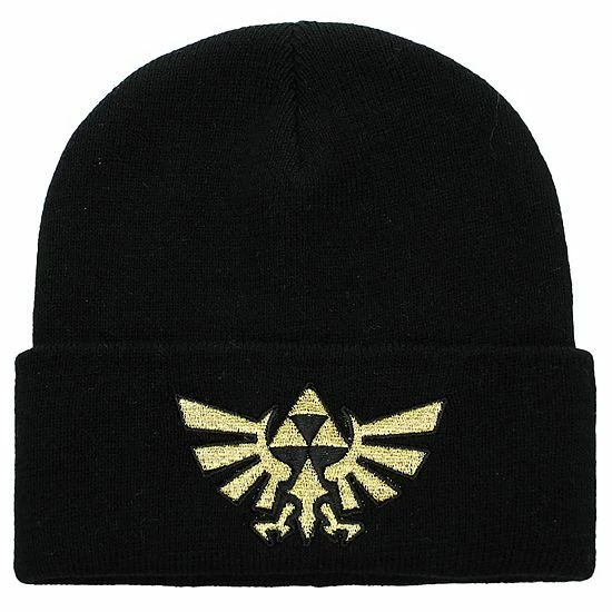Licensed Character Legend Of Zelda Triforce Knit Beanie 3 Licensed Character Legend Of Zelda Triforce Knit Beanie