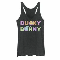 Licensed Character Juniors' Disney / Pixar Toy Story 4 Ducky & Bunny Colorful Names Logo Graphic Tank Tahiti Blue -Licensed Character Shop unnamed file 29870