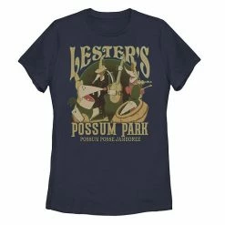 Licensed Character Juniors' Disney's A Goofy Movie Lester's Possum Park Tee Black -Licensed Character Shop unnamed file 29876