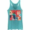 Licensed Character Juniors' Disney's The Little Mermaid Ariel Mood Tank Top Tahiti Blue -Licensed Character Shop unnamed file 29877