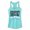 Licensed Character Juniors' Marvel Black Widow Super Vintage Poses Tank Black Heather -Licensed Character Shop unnamed file 29880