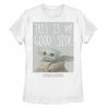 Licensed Character Juniors' Star Wars The Mandalorian The Child "This Is My Good Side" Tee White -Licensed Character Shop unnamed file 29892