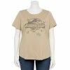 Licensed Character Juniors' Plus Size Jurassic Park Butterfly Logo Graphic Tee -Licensed Character Shop unnamed file 2995